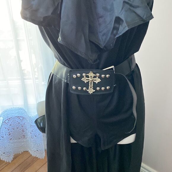 VAMPIRE Slayer Halloween costume Romper w/ Attached Skirt Panels Sz L - Picture 4 of 10